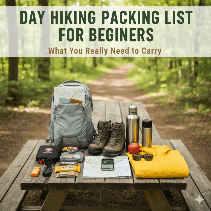 Day Hiking Packing List for Beginners: What You Really Need to Carry