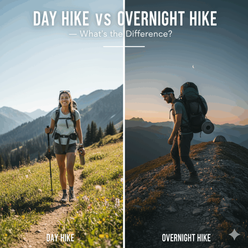 Select Day Hike vs Overnight Hike — What’s the Difference? Day Hike vs Overnight Hike